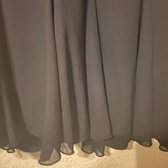 Black Chiffon Dress with Matching Jacket - Picture 9 of 11